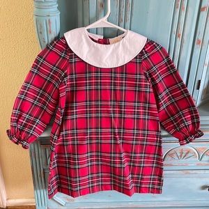 Plaid holiday boutique dress size 5